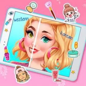play Western Vs Korean Glass Skin Routine - Free Game At Playpink.Com