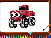 play Happy Trucks Coloring