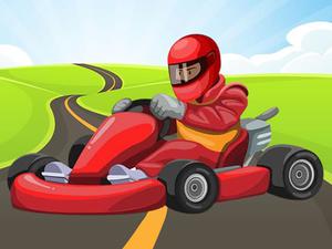 play Kart Jigsaw