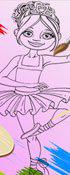 play Little Ballerinas Coloring