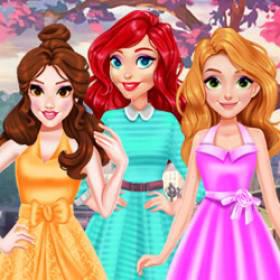 Princess Retro Chic Dress Design - Free Game At Playpink.Com