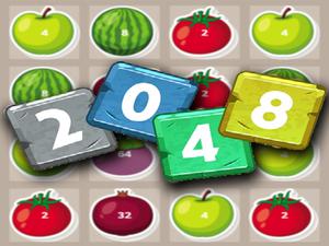 play 2048 Fruits