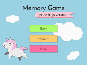 play Pride Memory Game