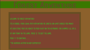 play Forest Adventure