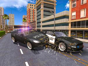 play Police Car Stunt Simulation 3D