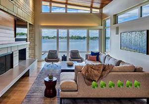 play Rustic Contemporary Lake House