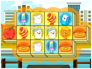 play Foody Triple Mahjong