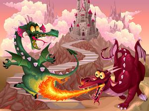 play Fairy Tale Dragons Memory