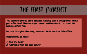 The First Pursuit