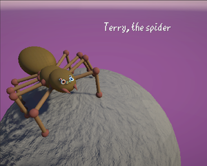 play Terry, The Spider