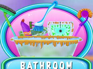 play Bathroom Clean And Deco
