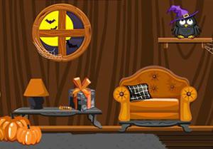 play Halloween Wooden Room Escape