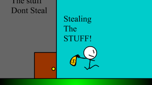 play Sticky The Stick Man- Stealing The Stuff. A Henry Stickmin Parody.