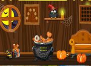 play Halloween Wooden Room Escape