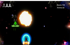 play 2D Space Shooter Demo