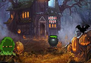 play Halloween Pumpkin Haunted Forest Escape