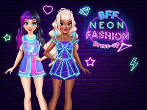 play Bff Neon Fashion Dress Up