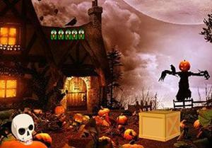 play Halloween Cemetery Castle Escape