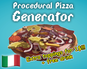 play Procedural Pizza Generator