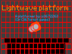 Lightwave Platform | Scrolling Platformer