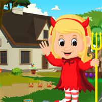 play Cute-Devil-Baby-Rescue-Games4King