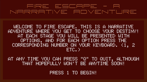 play Fire Escape