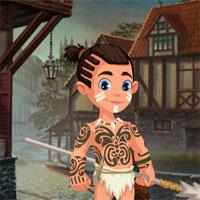 play G4K-Cute-Tribe-Boy-Rescue