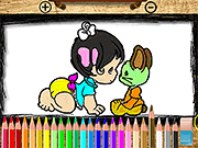 play Bts Baby Girl Coloring