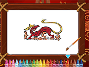 Chinese Dragons Coloring