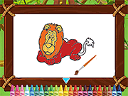 play Funky Animals Coloring