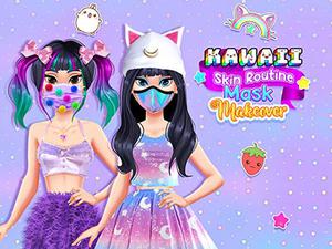 play Kawaii Skin Routine Mask Makeover