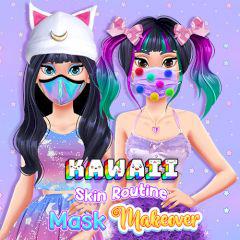 play Kawaii Skin Routine Mask Makeover