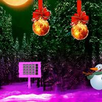 play Christmas Red Ball Forest Escape