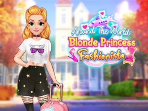 play Around The World: Blonde Princess Fashionista