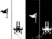play Black And White Ski Challenge