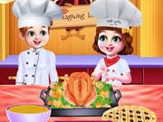 play Chef Twins Thanksgiving Dinner Cooking