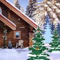 play Gfg Snowfall Christmas Cabin Escape