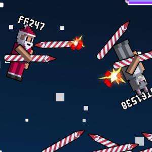 play Xmas Rooftop Battles