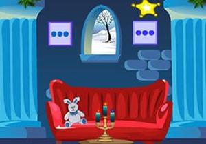 play Christmas Blue House Escape (Games 4 Escape