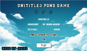 play Unititled Pong Game