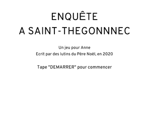 play Enquête A Saint-Thegonnec