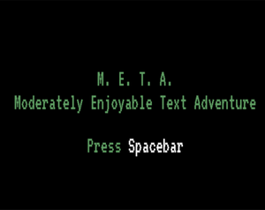 play M.E.T.A (Moderately Enjoyable Text Adventure)