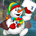 play Comely Snowman Escape