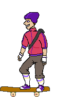 play Lazypurple Holiday Skateboarder
