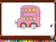 play Cute Trucks For Kids Coloring