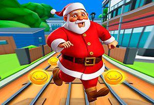 play Santa Run Online