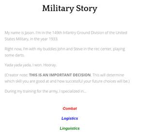 play Military Story