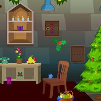 play Christmas Dark Room Escape 2