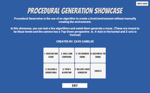 Procedural Generation Showcase