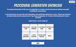 play Procedural Generation Showcase